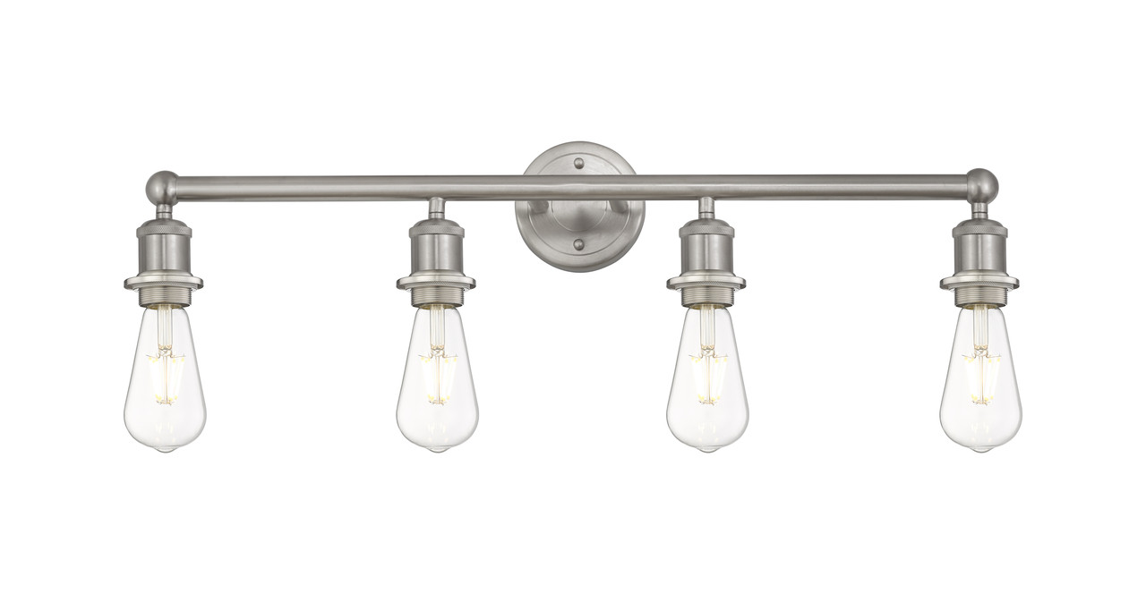 INNOVATIONS 616-4W-SN-G557-8BL Vaz 4-Light Bath Vanity Light Satin Nickel