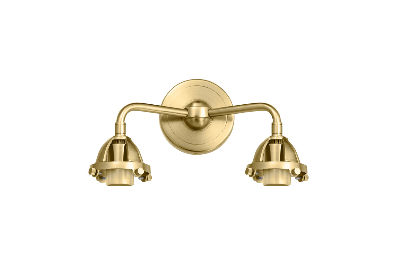 INNOVATIONS 288-2W-SG Nouveau 2 2-Light Bath Vanity Light Satin Gold