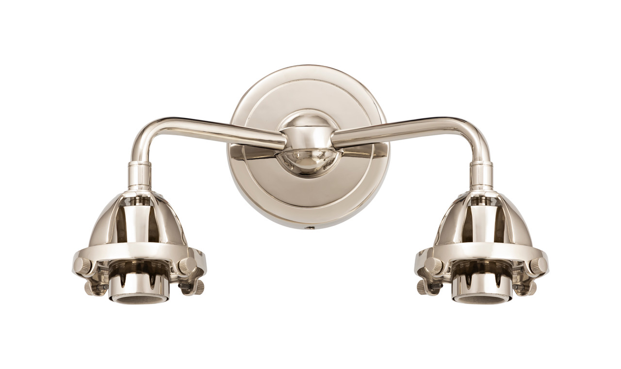 INNOVATIONS 288-2W-PN Nouveau 2 2-Light Bath Vanity Light Polished Nickel