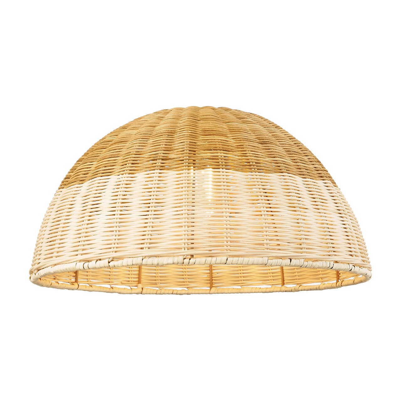 INNOVATIONS 616-1P-BAB-NBD2-16-NAT Natural Ballston Dome 1-Light Mini Pendant Black Antique Brass