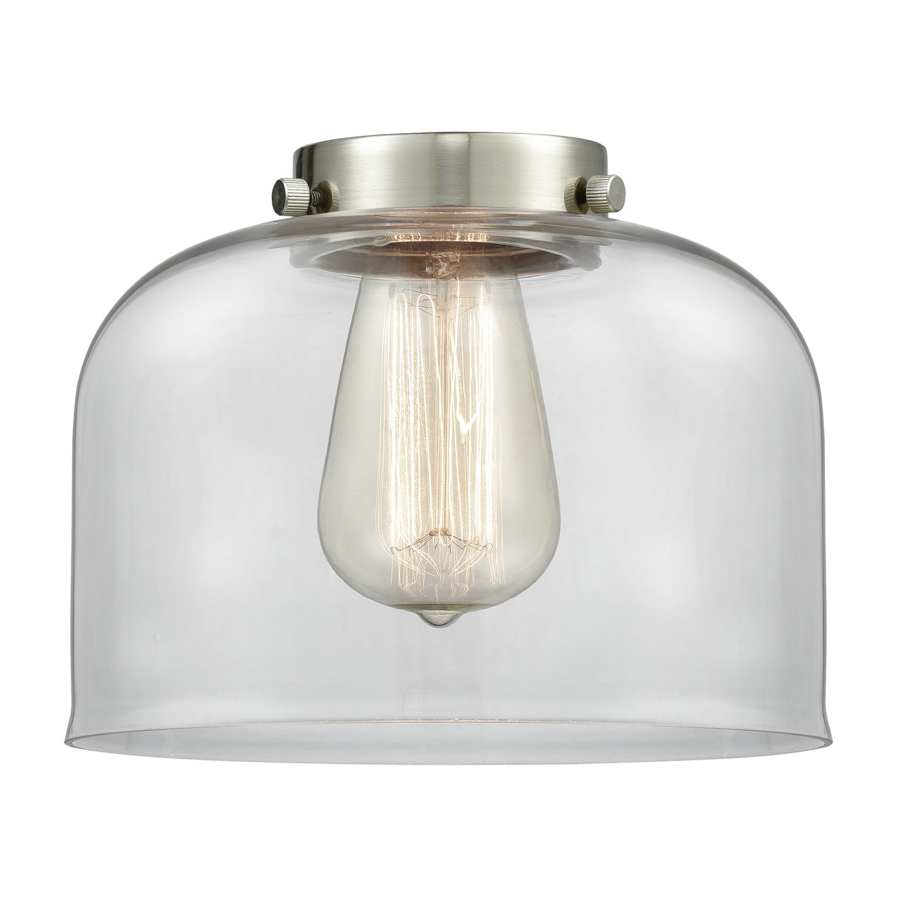INNOVATIONS 447-1P-SN-G72 Bell 1-Light Mini Pendant Brushed Satin Nickel