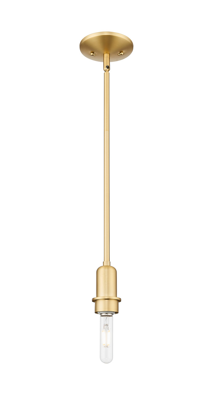 INNOVATIONS 716-1S-SG-G482-7SL Brookhaven Cloche 1-Light Mini Pendant Satin Gold