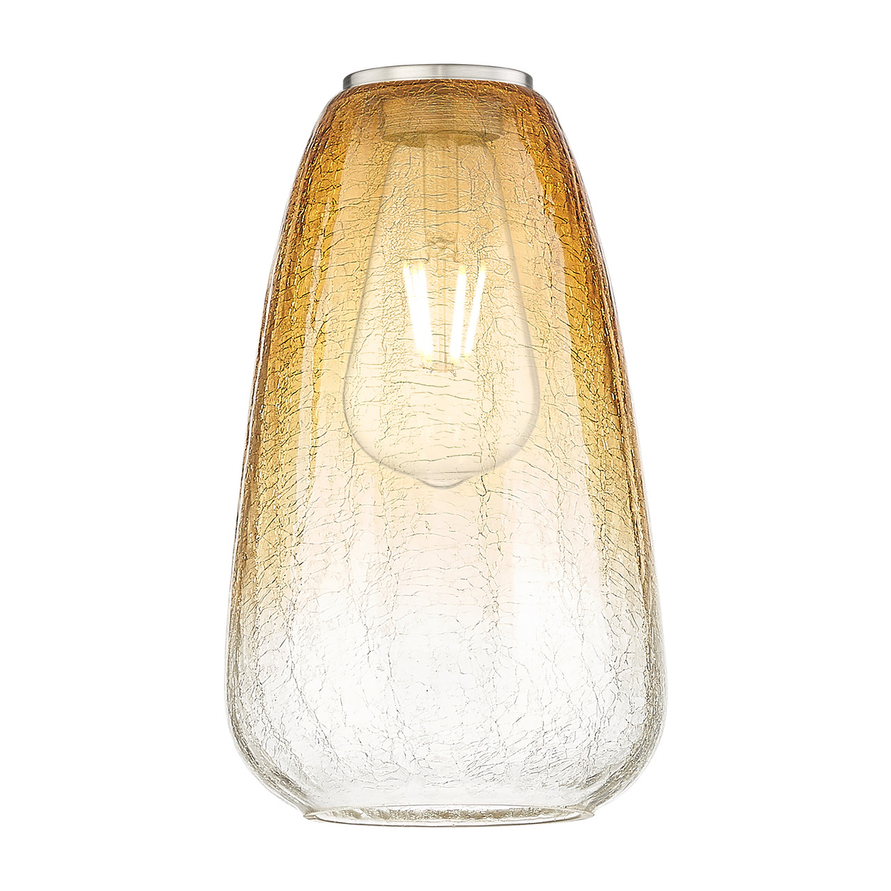 INNOVATIONS 716-1P-PC-G480-6AM Brookhaven Almond 1-Light Mini Pendant Polished Chrome