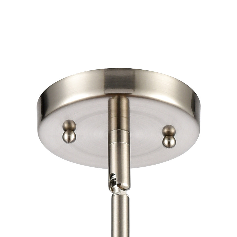 INNOVATIONS 411-1SM-SN-G412-12ME Newton Bell 1-Light Mini Pendant Satin Nickel