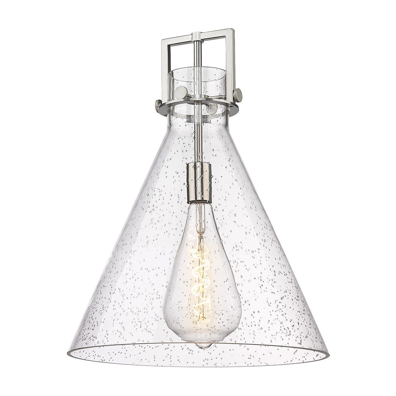 INNOVATIONS 411-1SL-CB-G411-16SDY Newton Cone 1-Light Pendant Champagne Bronze