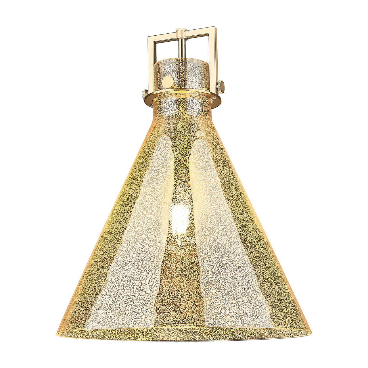 INNOVATIONS 411-1SL-PN-G411-16ME Newton Cone 1-Light Pendant Polished Nickel