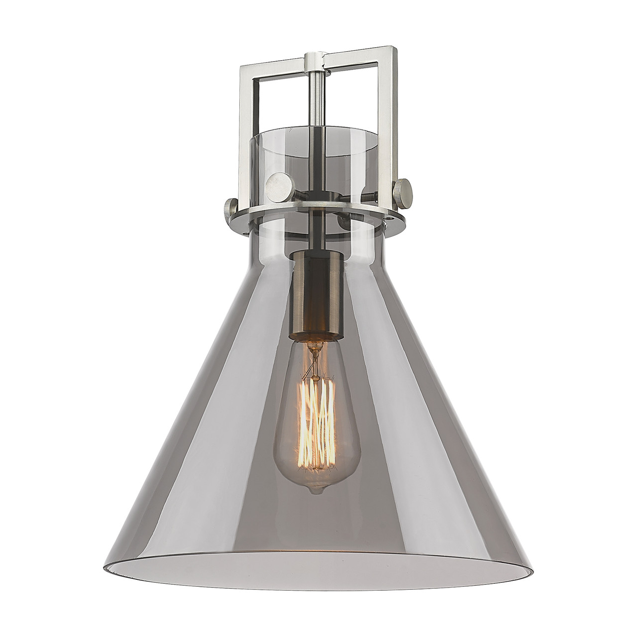 INNOVATIONS 411-1SM-CB-G411-12SM Newton Cone 1-Light Mini Pendant Champagne Bronze