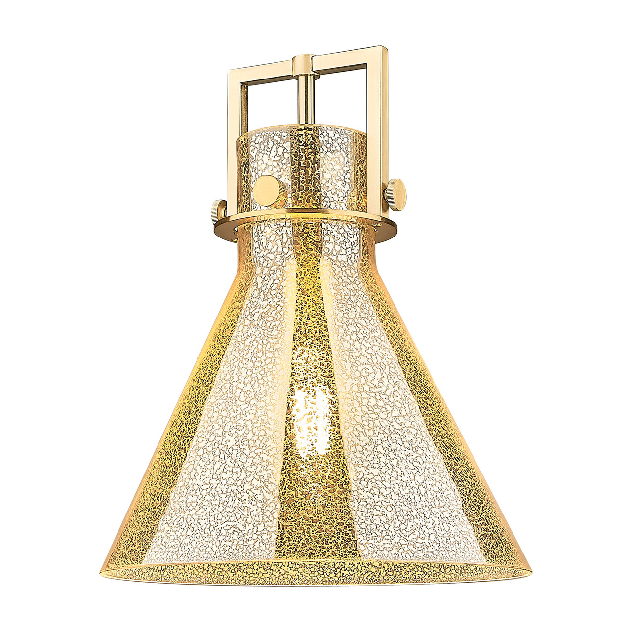 INNOVATIONS 411-1SM-PN-G411-12ME Newton Cone 1-Light Mini Pendant Polished Nickel