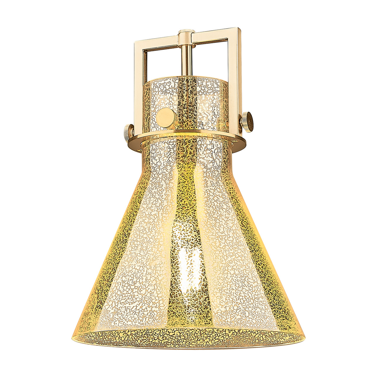 INNOVATIONS 411-1SM-SN-G411-10ME Newton Cone 1-Light Mini Pendant Brushed Satin Nickel