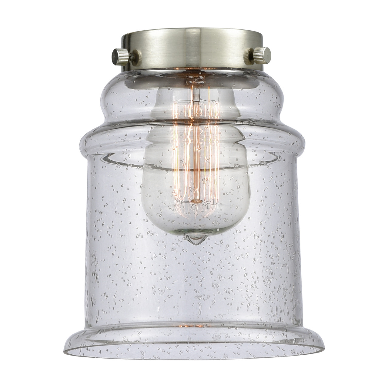 INNOVATIONS 447-1P-SN-G184 Canton 1-Light Mini Pendant Brushed Satin Nickel