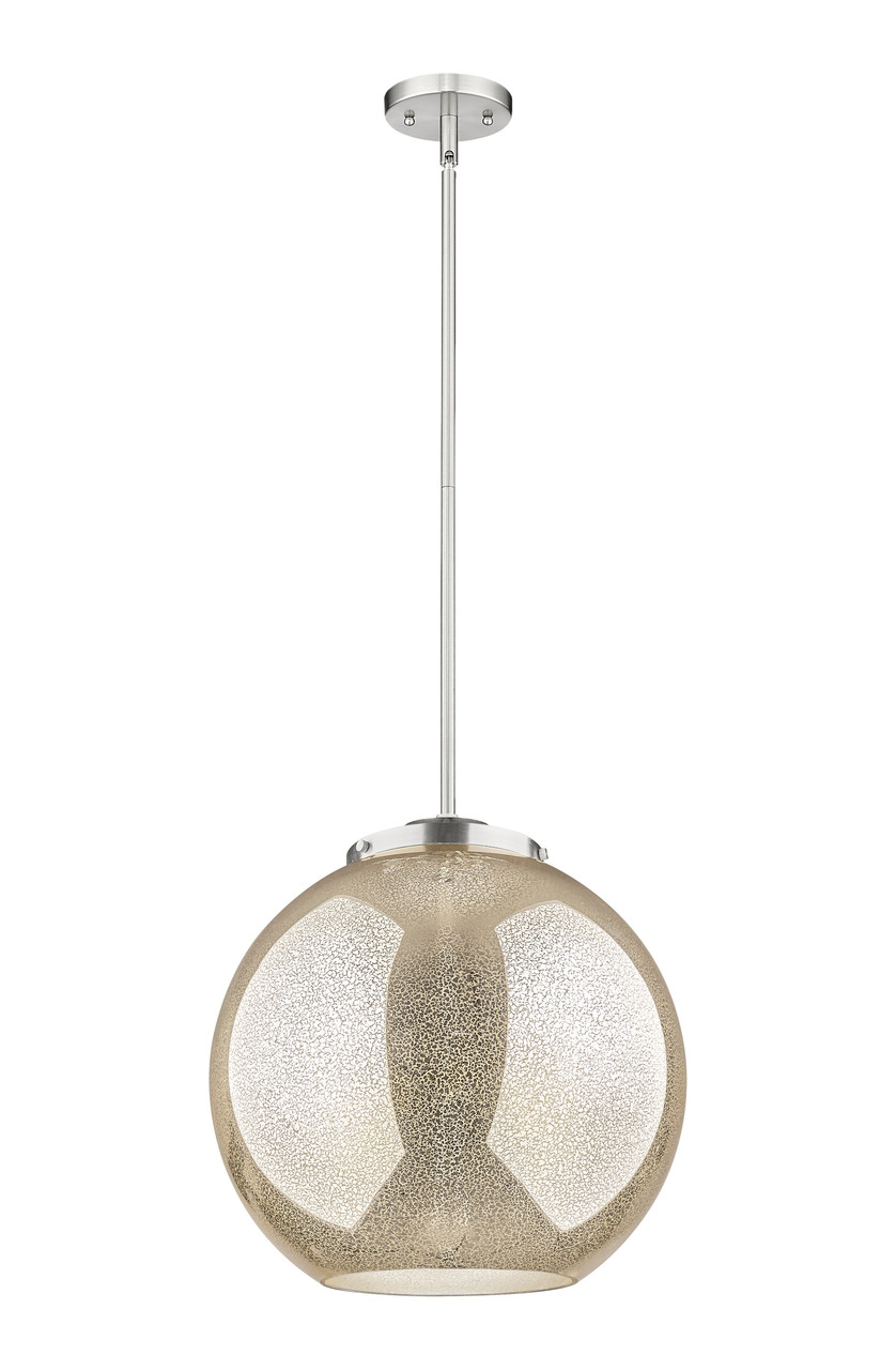 INNOVATIONS 221-3S-SN-G128-16 Athens 3-Light Pendant Brushed Satin Nickel