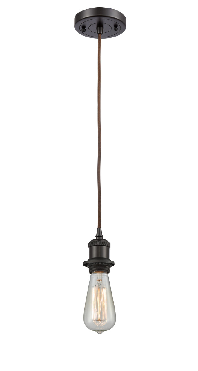 INNOVATIONS 516-1P-OB-G128-14 Athens 1-Light Pendant Oil Rubbed Bronze