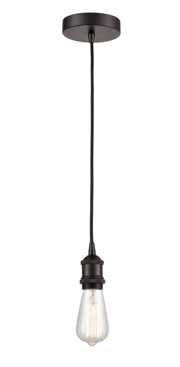 INNOVATIONS 616-1P-OB-G128-12 Athens 1-Light Mini Pendant Oil Rubbed Bronze