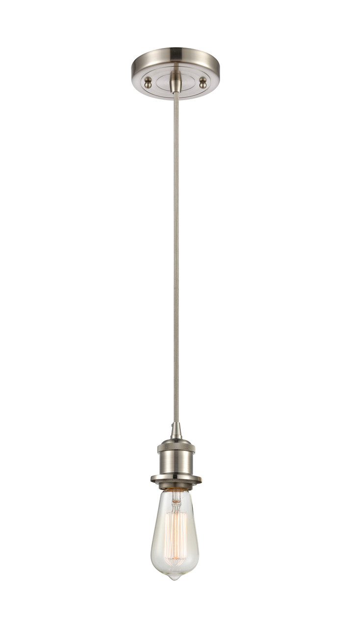 INNOVATIONS 516-1P-SN-G128-12 Athens 1-Light Mini Pendant Brushed Satin Nickel