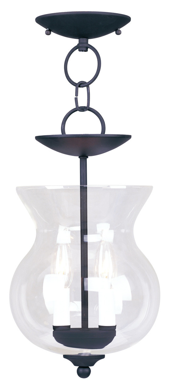 LIVEX Lighting 4393-04 Heritage 2-Light Convertible Pendant Light