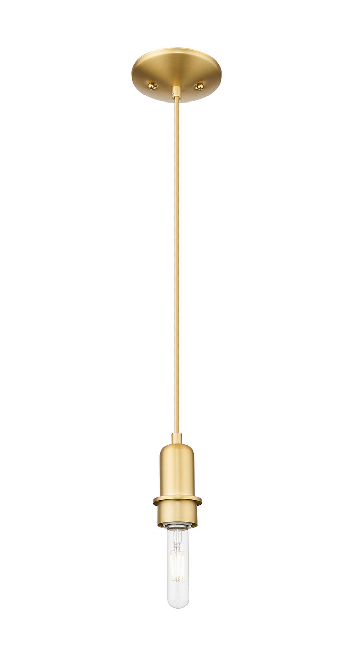 INNOVATIONS 716-1P-SG-G480-6OP Brookhaven Almond 1-Light Mini Pendant Satin Gold
