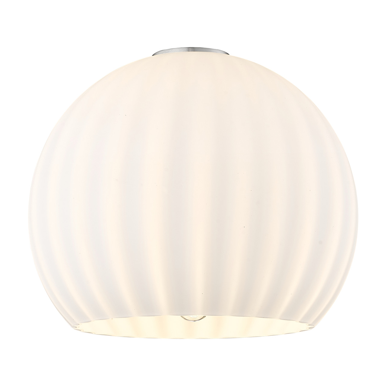 INNOVATIONS 113B-3P-PN-G1217-12WV White Venetian 3-Light Multi Pendant Polished Nickel