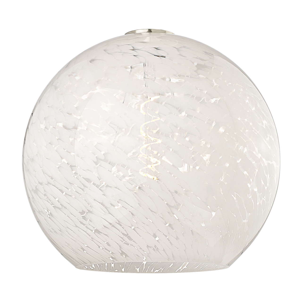 INNOVATIONS 113B-3P-AB-G1216-12WM White Mouchette 3-Light Multi Pendant Antique Brass