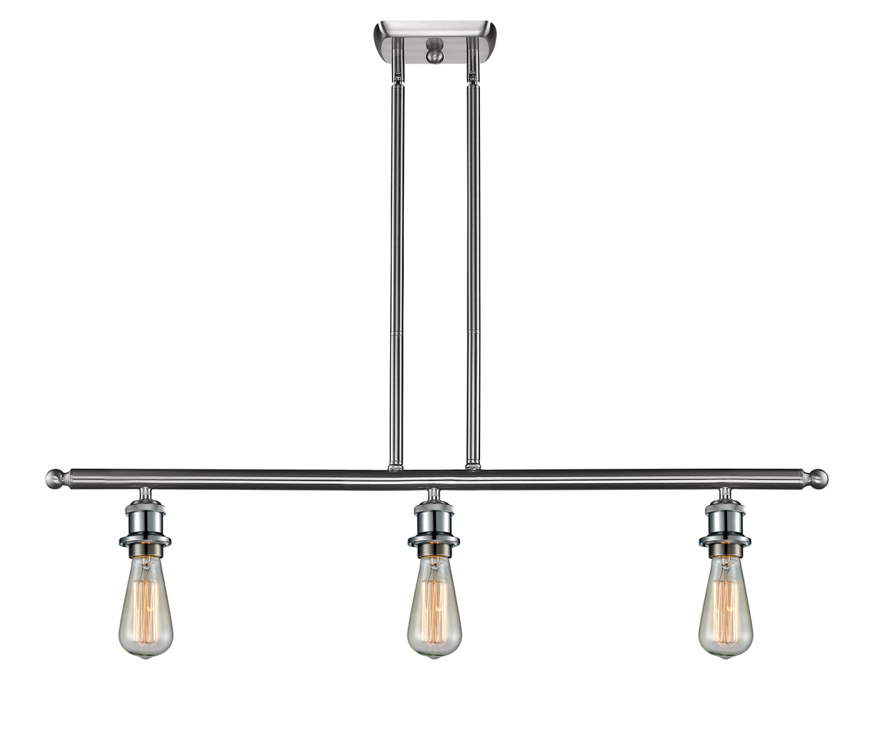 INNOVATIONS 916-3I-SN-G208-6 Beacon 3-Light Island Light Brushed Satin Nickel