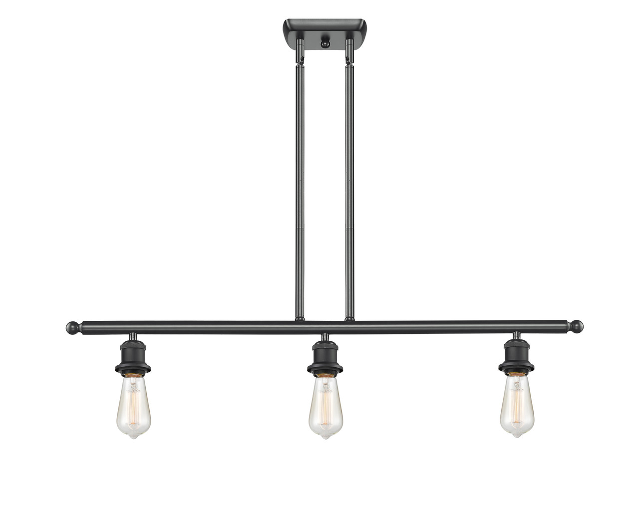 INNOVATIONS 916-3I-BK-G208-6 Beacon 3-Light Island Light Matte Black
