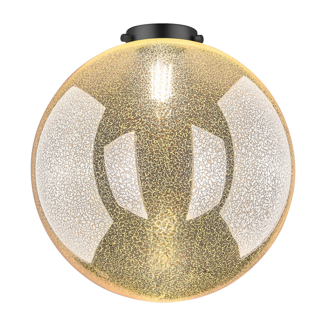 INNOVATIONS 213-SG-G208-12 Beacon 3-Light Island Light Satin Gold