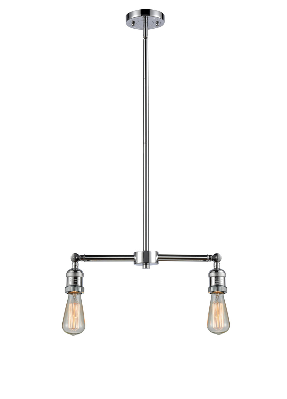 INNOVATIONS 209-PC-G208-12 Beacon 2-Light Island Light Polished Chrome