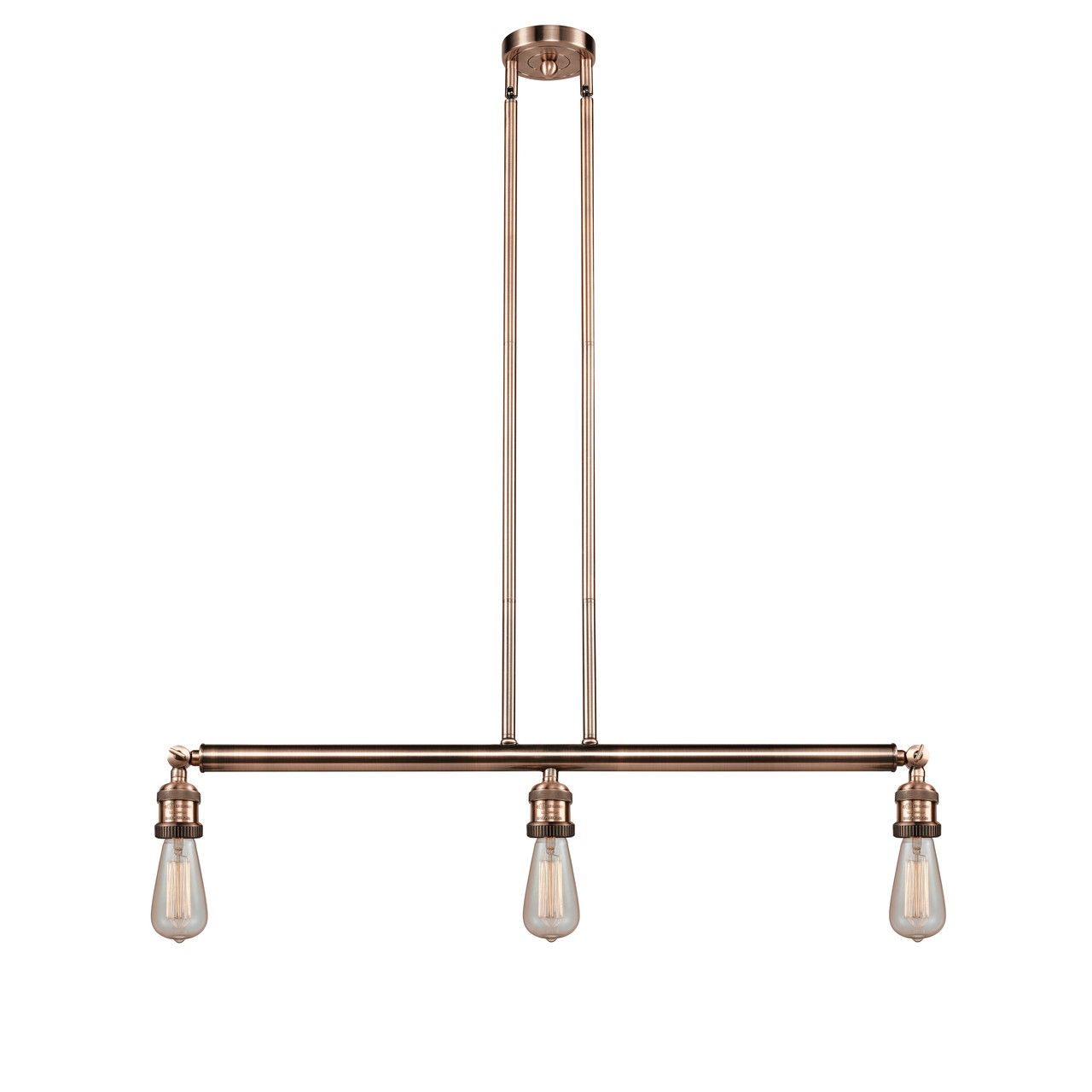 INNOVATIONS 213-AC-G208-10 Beacon 3-Light Island Light Antique Copper