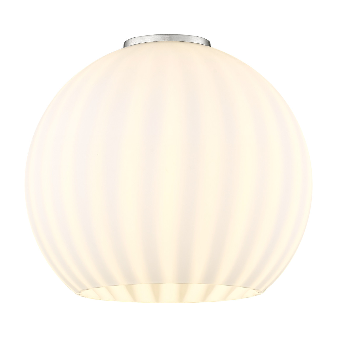 INNOVATIONS 716-4I-SN-G1217-8WV White Venetian 4-Light Island Light Brushed Satin Nickel