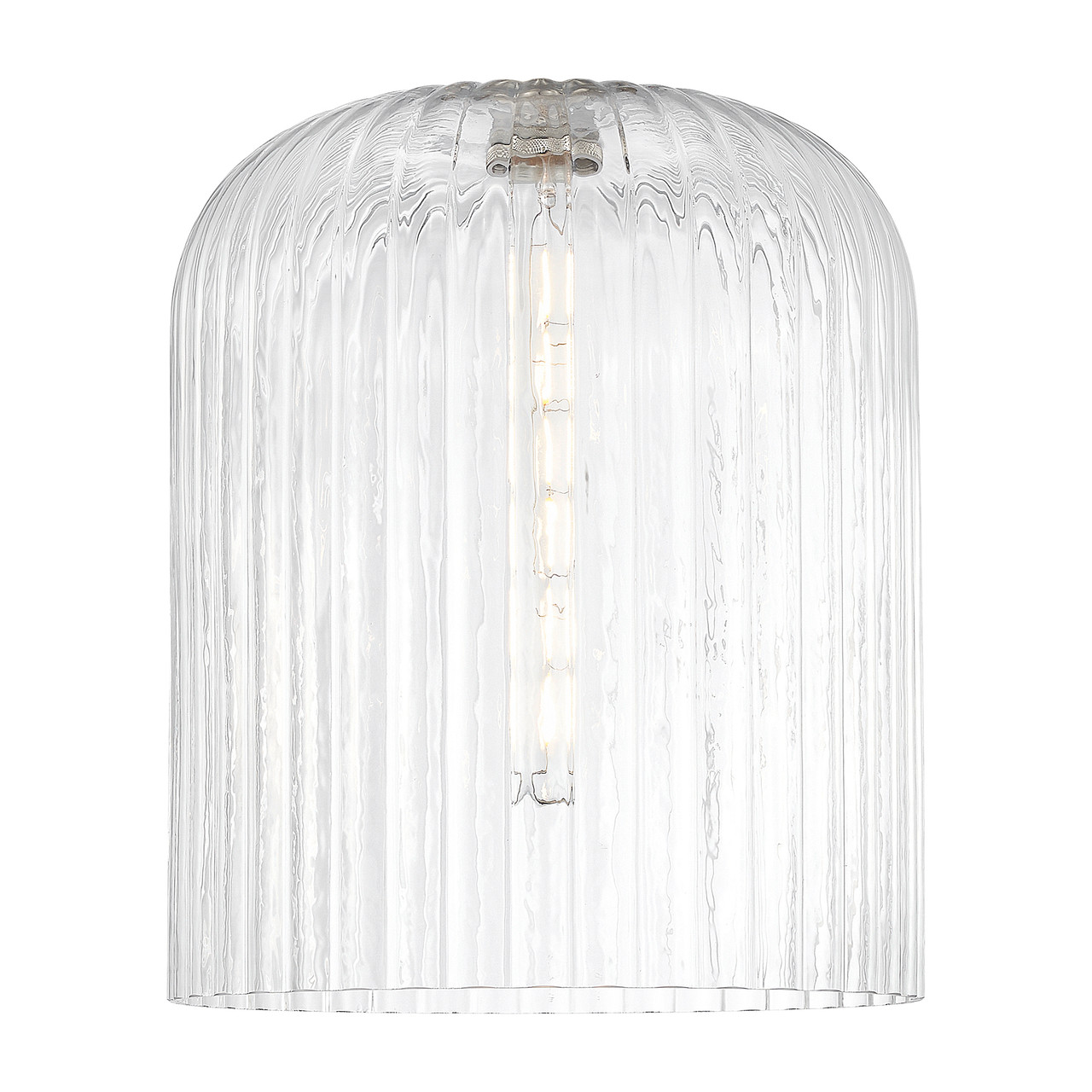 INNOVATIONS 516-3I-PC-G559-12CL Bridal Veil 3-Light Island Light Polished Chrome