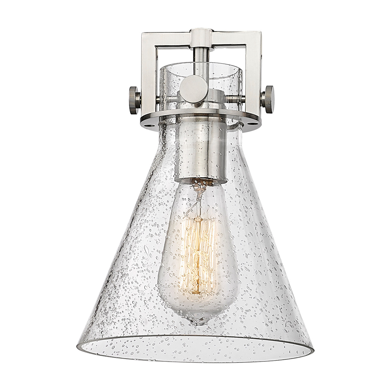 INNOVATIONS 411-6CR-CB-G411-7SDY Newton Cone 6-Light Chandelier Champagne Bronze