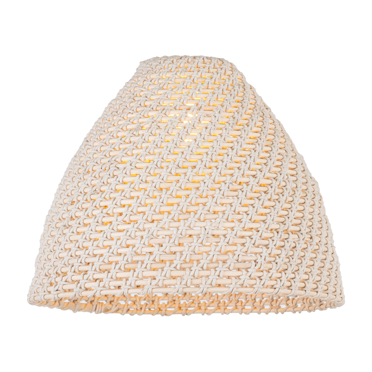 INNOVATIONS 716-1C-BK-NBD-16-NAT Bristol Natural 1-Light Semi-Flush Mount Matte Black