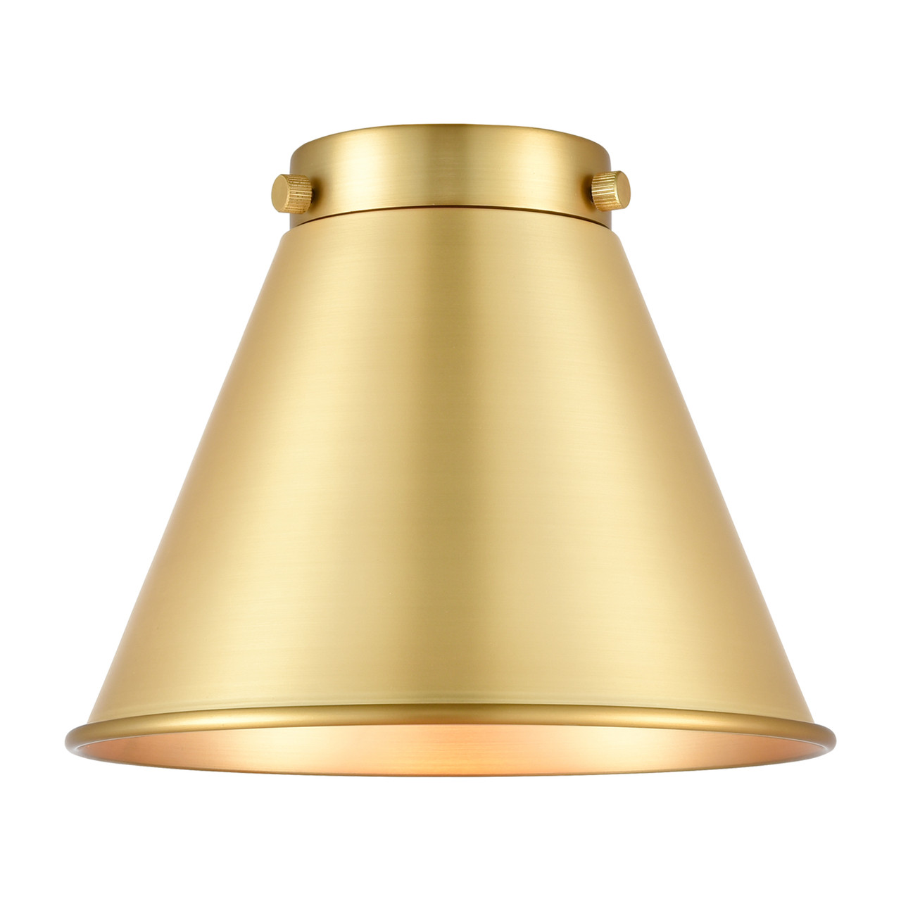 INNOVATIONS 916-1C-SG-M13-SG Appalachian 1-Light Semi-Flush Mount Satin Gold