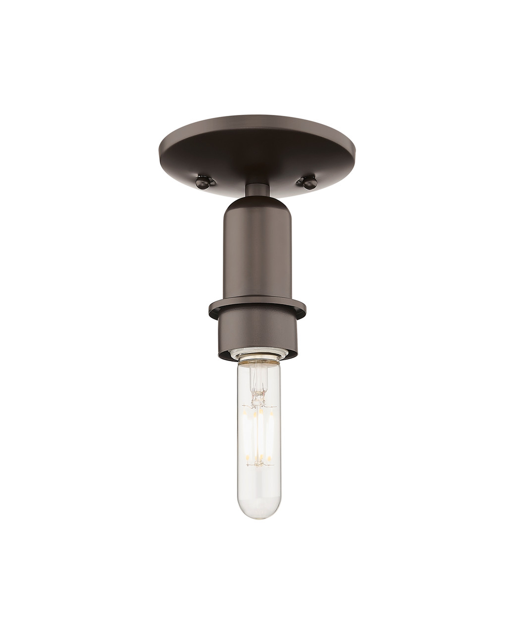 INNOVATIONS 716-1C-OB-G481-10SL Brookhaven Sphere 1-Light Semi-Flush Mount Oil Rubbed Bronze