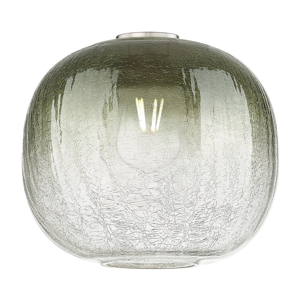 INNOVATIONS 716-1C-OB-G481-10SL Brookhaven Sphere 1-Light Semi-Flush Mount Oil Rubbed Bronze