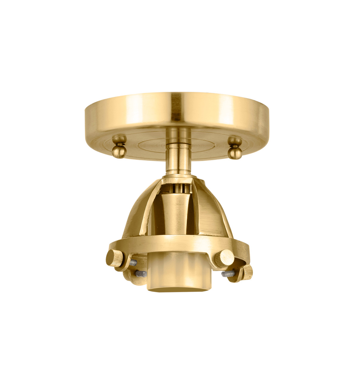 INNOVATIONS 288-1C-SG-G208-12 Beacon 1-Light Semi-Flush Mount Satin Gold