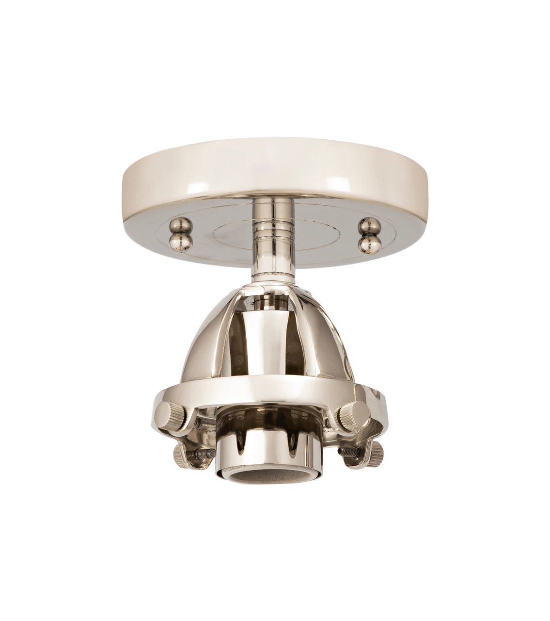 INNOVATIONS 288-1C-PN-G208-10 Beacon 1-Light Semi-Flush Mount Polished Nickel