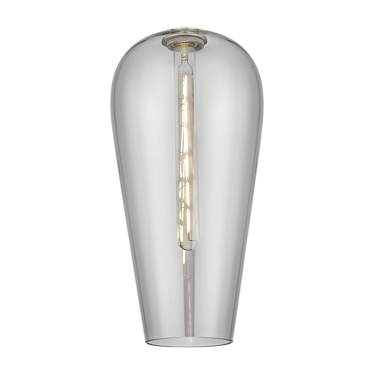 INNOVATIONS 716-1C-AB-G456-8SM Chelsea 1-Light Semi-Flush Mount Antique Brass