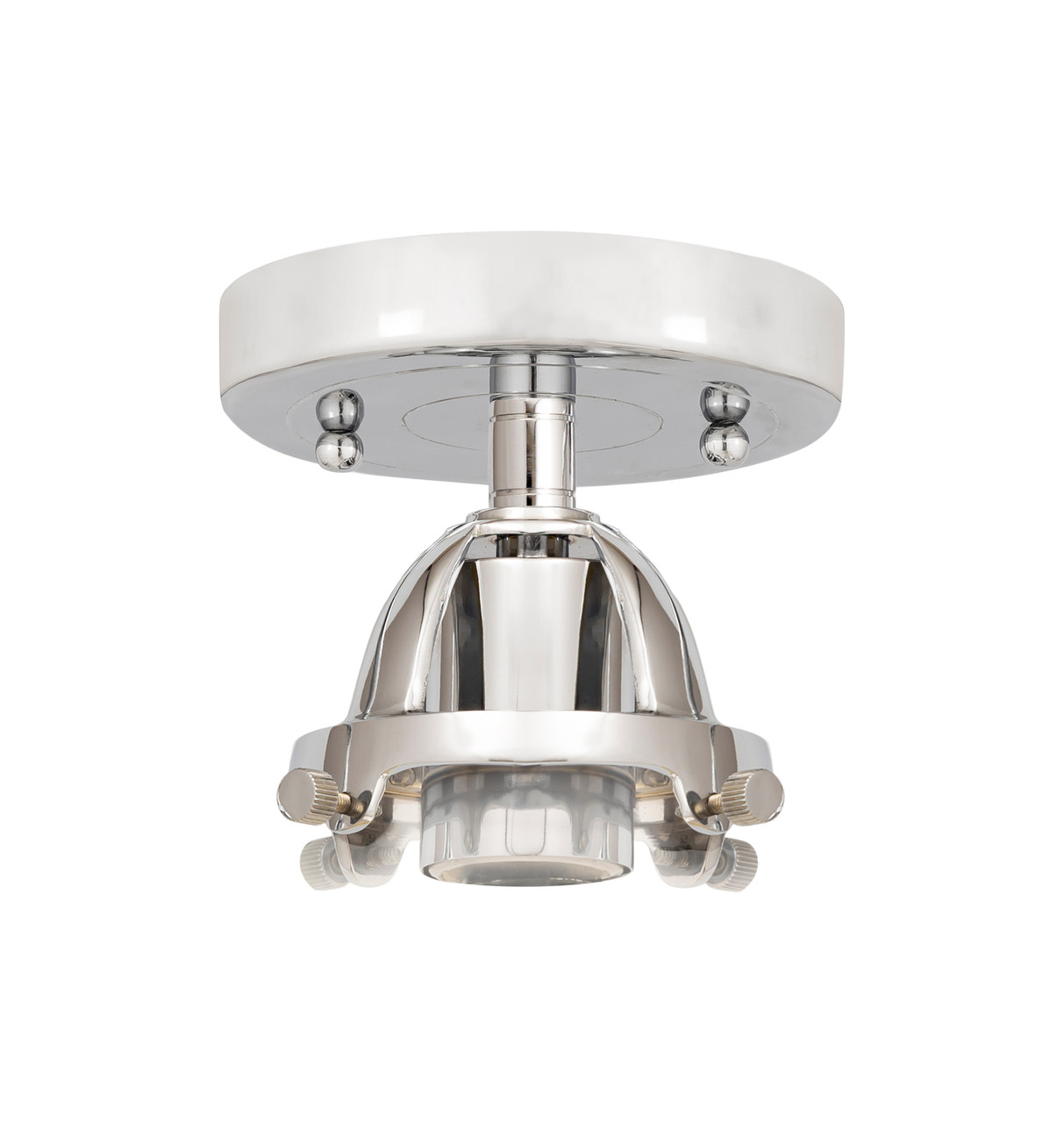 INNOVATIONS 288-1C-PC Nouveau 2 1-Light Semi-Flush Mount Polished Chrome