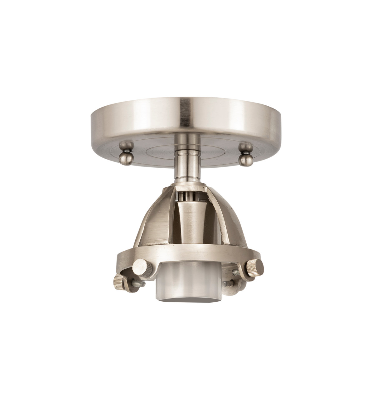 INNOVATIONS 288-1C-SN Nouveau 2 1-Light Semi-Flush Mount Brushed Satin Nickel