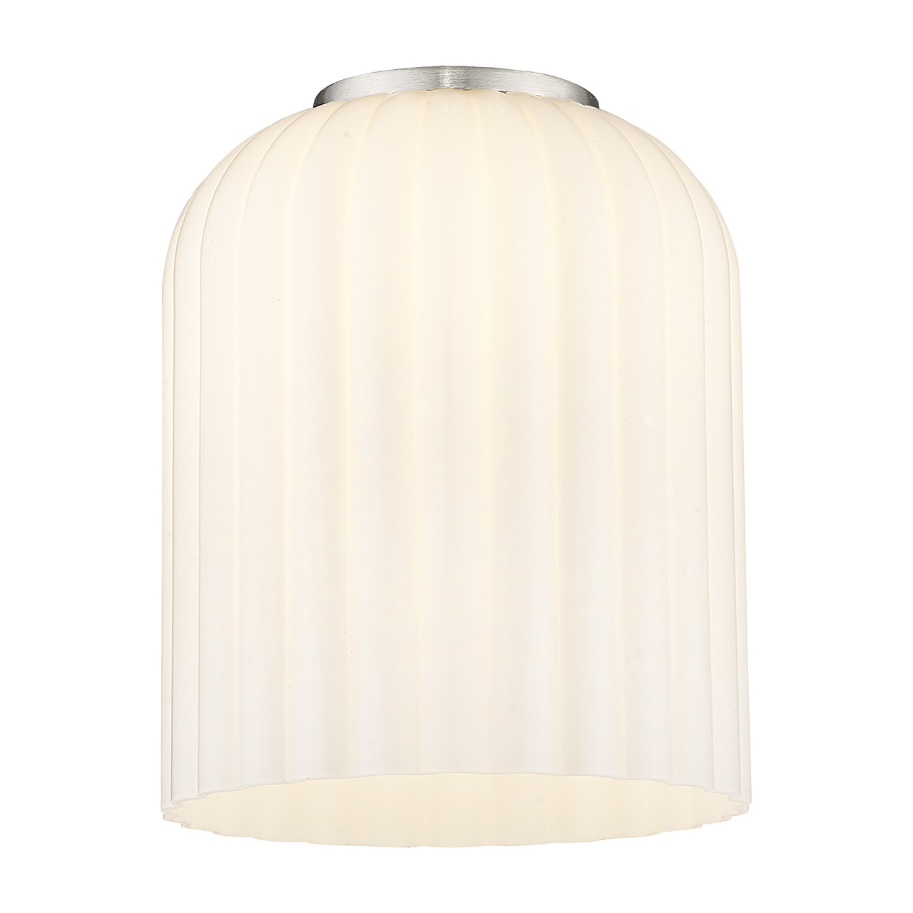 INNOVATIONS 716-3CR-PC-G559-5GWH Bridal Veil 3-Light Flush Mount Polished Chrome