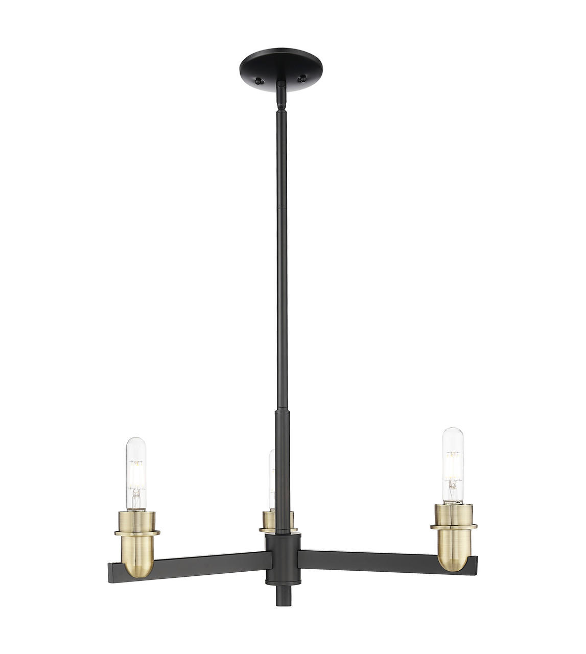 INNOVATIONS 716-3CR-BAB-G480-6SB Brookhaven Almond 3-Light Flush Mount Black Antique Brass