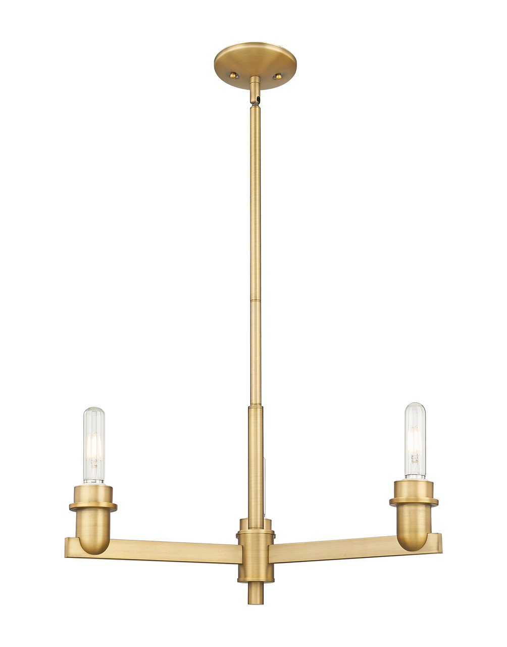 INNOVATIONS 716-3CR-BB-G483-8OP Brookhaven Globe 3-Light Flush Mount Brushed Brass