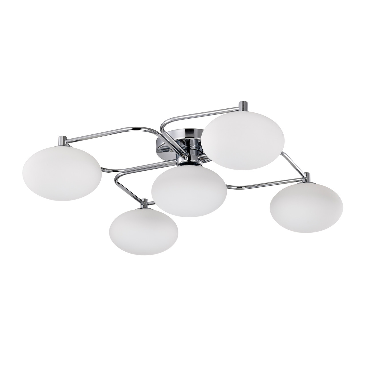 WAREHOUSE OF TIFFANY'S IMC1378/5CH Camris 23.6 in. 5-Light Indoor Chrome Finish Chandelier
