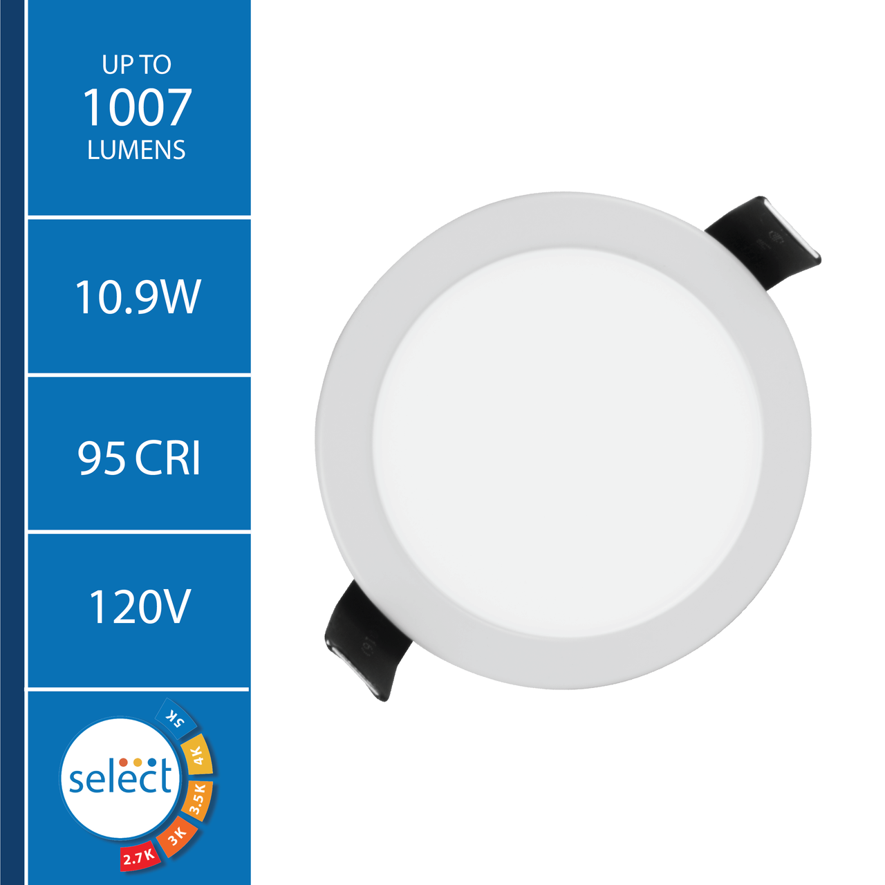 NICOR LIGHTING REL4FR1120SRD9WH 4 in. White Fire-Rated LED Downlight Remodel Kit