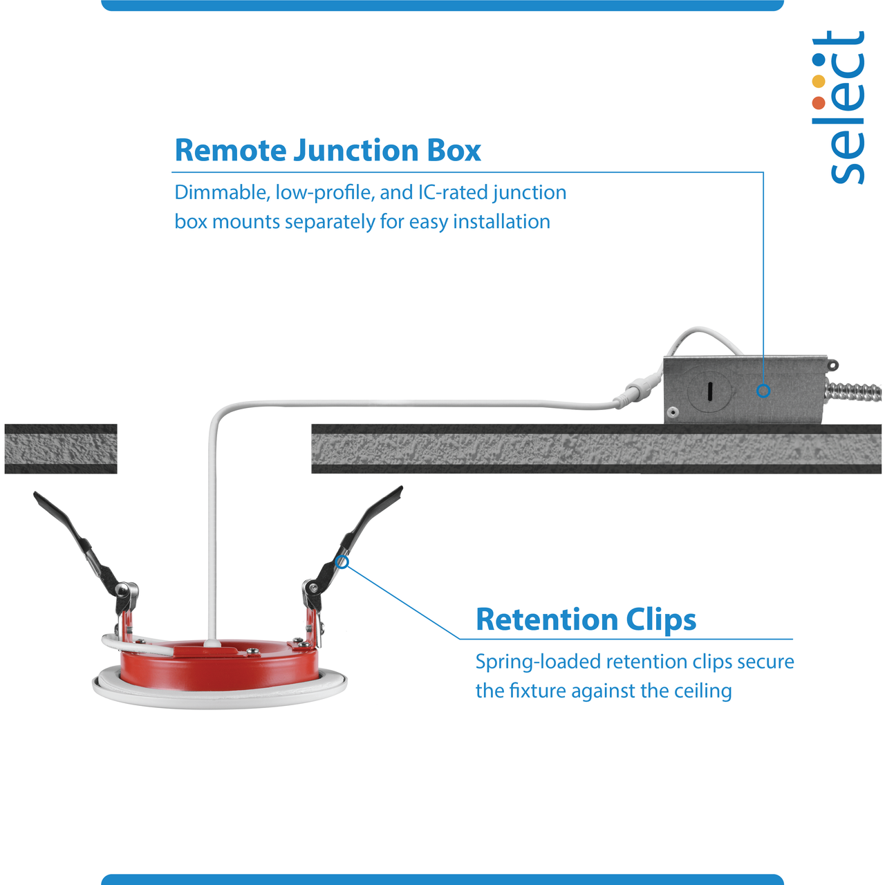NICOR LIGHTING REL4FR1120SRD9WH 4 in. White Fire-Rated LED Downlight Remodel Kit