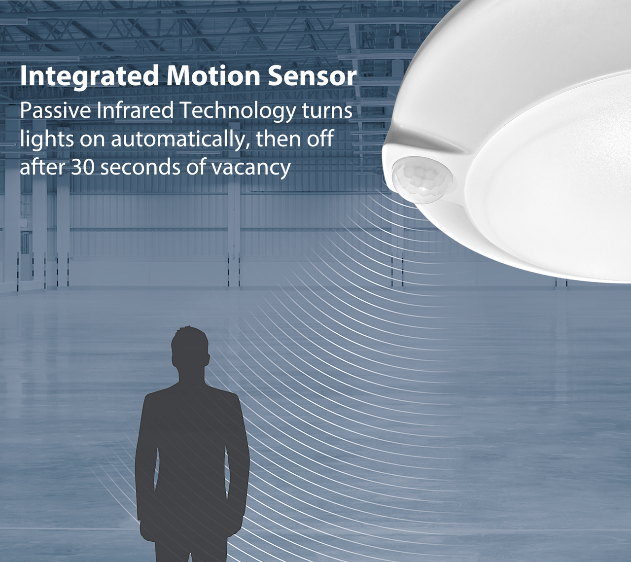 NICOR LIGHTING RSD41120SWHM-20PK RSDSM 4 in. Selectable Surface Mount Downlight with PIR Motion Sensor (20 pack)