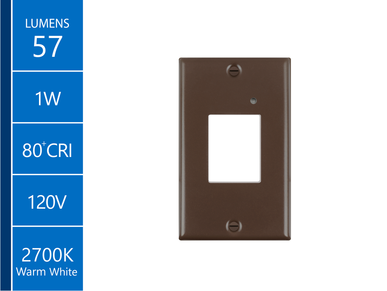 NICOR LIGHTING STP2F120OBPC STP2 Frosted Oil-Rubbed Bronze LED Step Light with Photocell