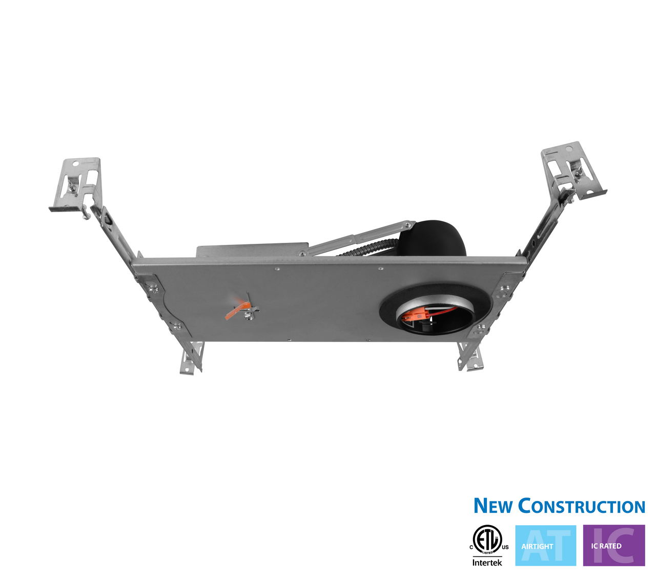 NICOR LIGHTING 12201-LED-ICAT 2 in. IC-Rated Airtight New Construction LED Housing