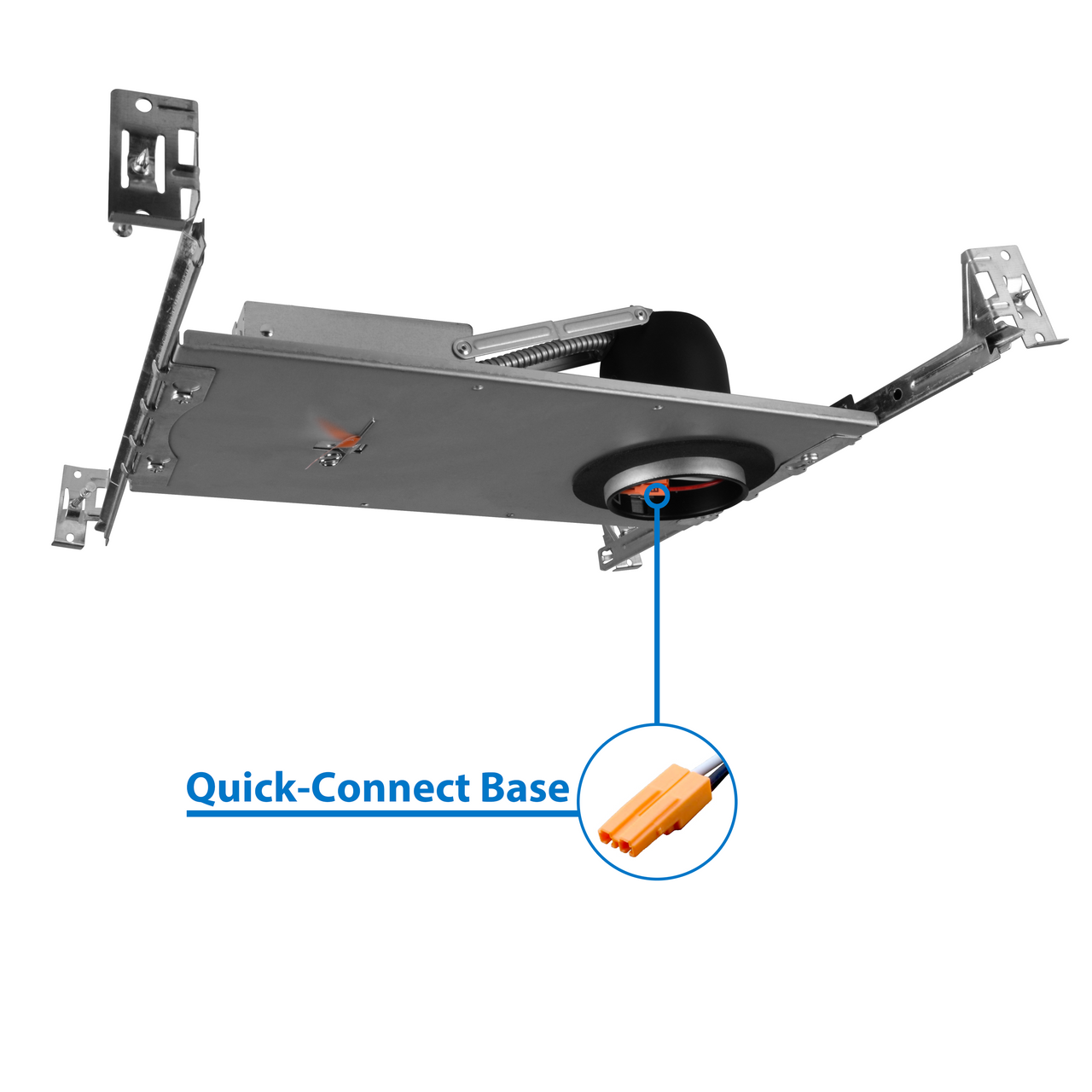 NICOR LIGHTING 12201-LED-ICAT 2 in. IC-Rated Airtight New Construction LED Housing