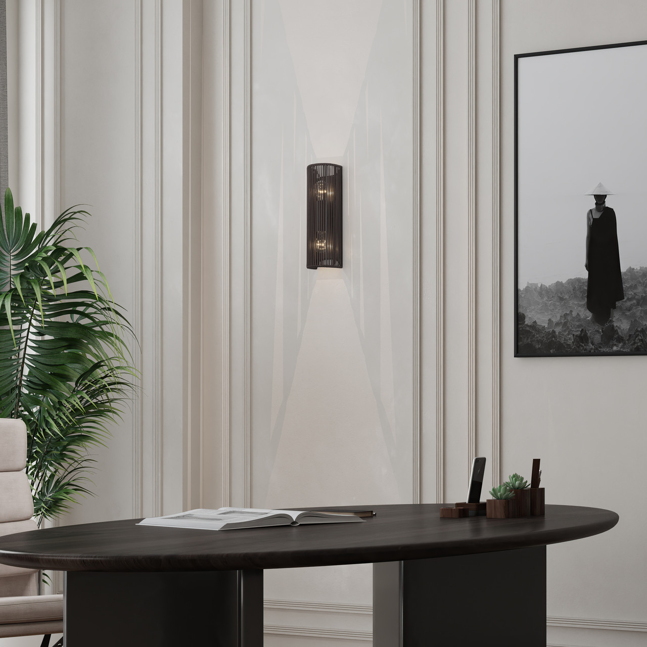 LIVEX LIGHTING 49138-92 2 Light English Bronze ADA Sconce